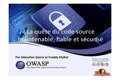 La Quete du code source fiable et sécurisé - GSDAYS 2015