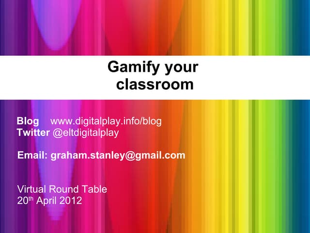 Virtual Round Table - Gamify Your Classroom 