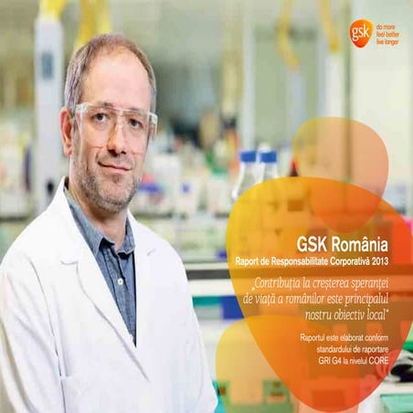Raport CSR GSK Romania 2013