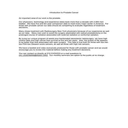 Family members and prostate brachytherapy | PDF