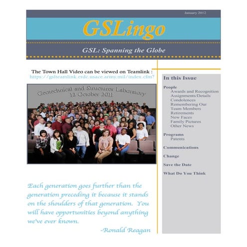 GSLingo January 2012