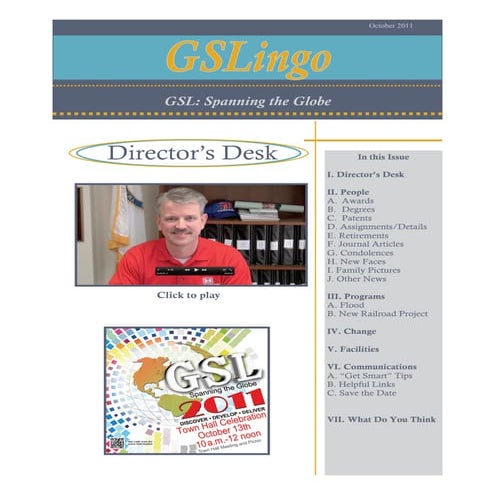 GSLingo October 2011