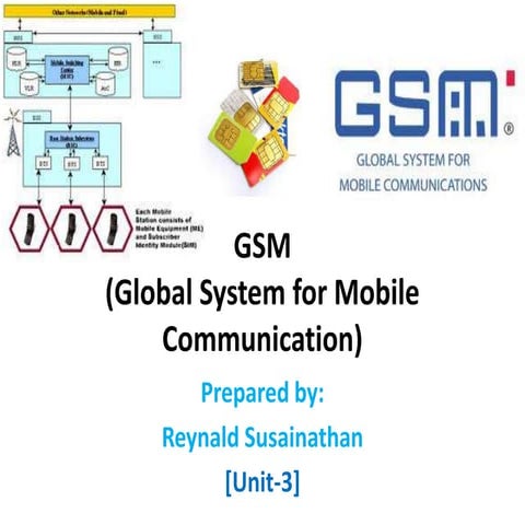 GSM Network - Distributed Service Model