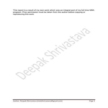 Analysis of Molson's India Entry Strategy