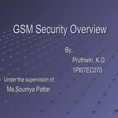 Gsm security