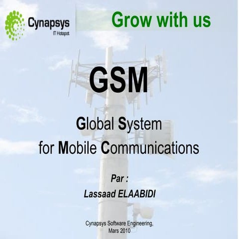 Présentation GSM