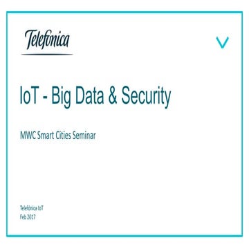 IoT - Big Data & Security