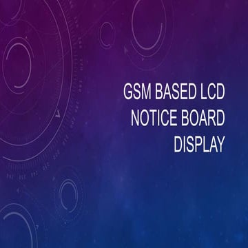 Gsmbasedlcdnoticeboarddisplay
