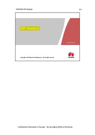 Gsm bss kpi analysis