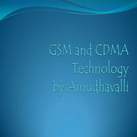 Gsm&cdma