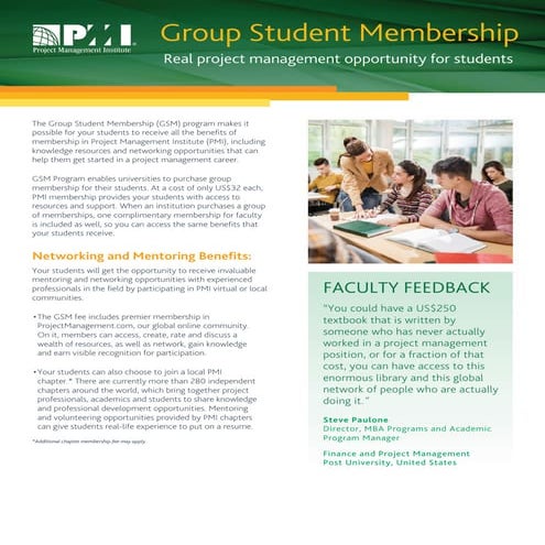 PMI Kazakhstan Chapter student membership