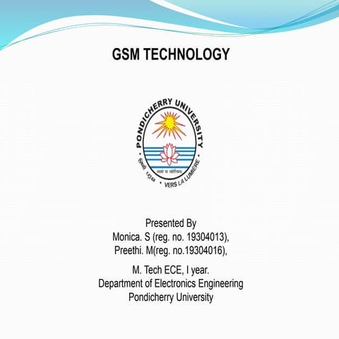Gsm ppt