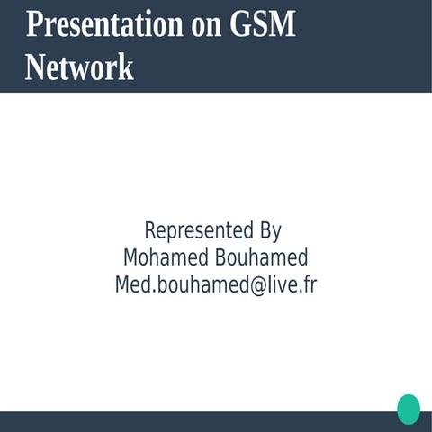 Gsm presntation