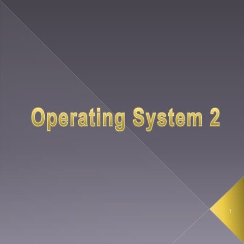 OS/2 Architecture | PPTX