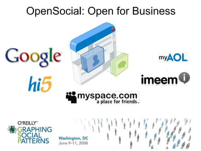 GSP East 2008: Open Social: Open For Business