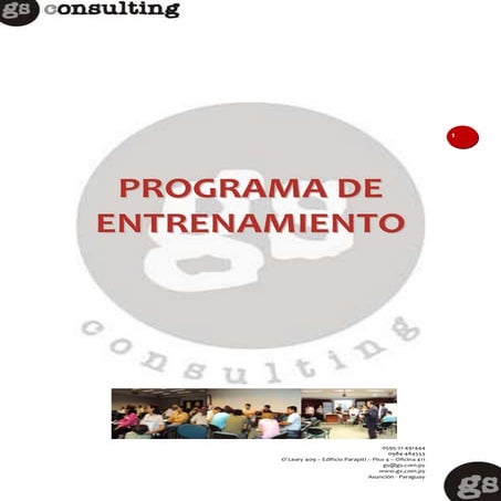 GS Consulting - Programa de entrenamiento