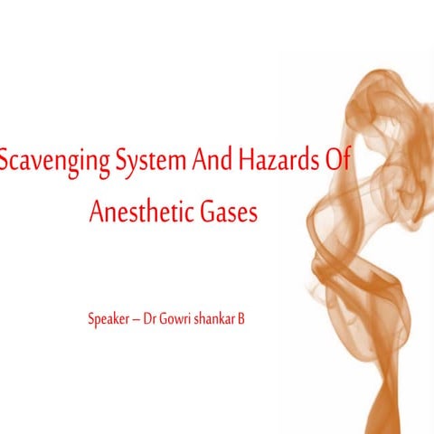 scavenging system and hazards