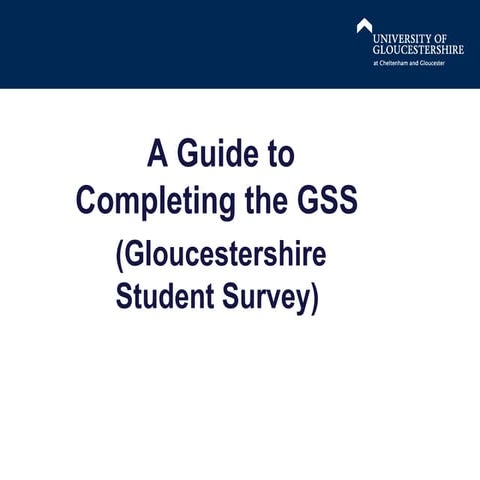 Gss guidance presentation