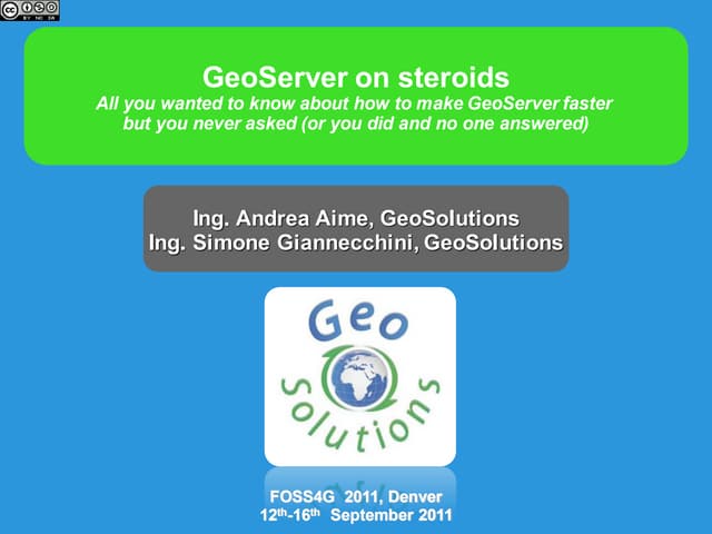 GeoServer on Steroids