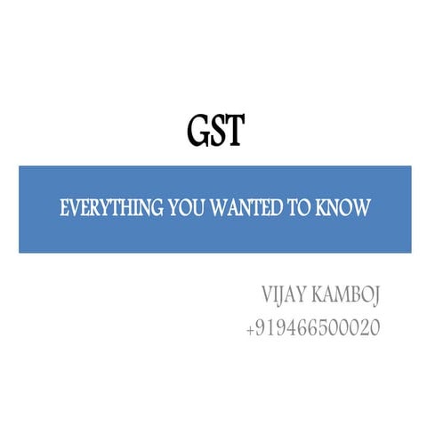 GST