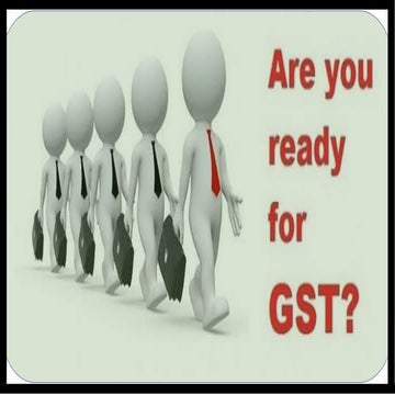 GOODS AND SERVICE TAX