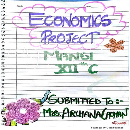 Goods and Services Tax (GST) Economics Project Class 12 CBSE