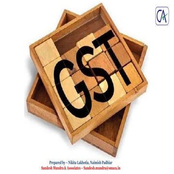 GST - Impact, Development and Compliances