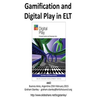 Gamification and Digital Play