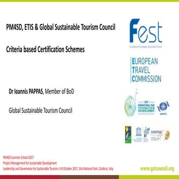 Gstc board member and trainer ioannis pappas