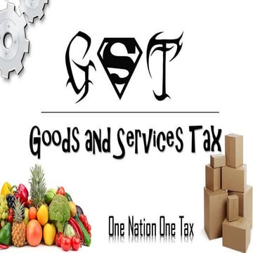 Gst Presentation; Supply; transition provisions.