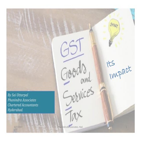 How GST Impacts the Current Economy.