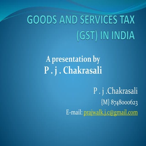 Gst in india