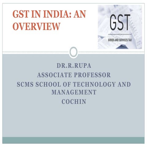 Gst in india