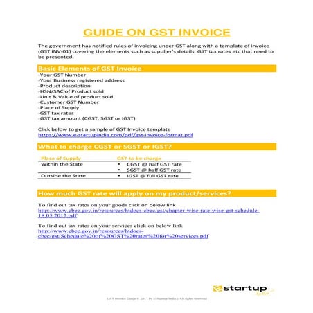 Gst Invoice Guide - GST Nil Return Guide 