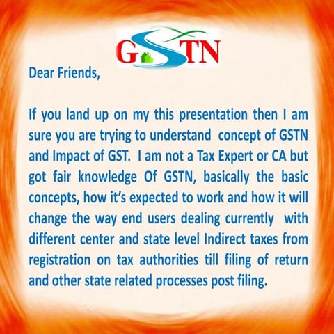 GST and  GSTN Goods and Service Tax Network 