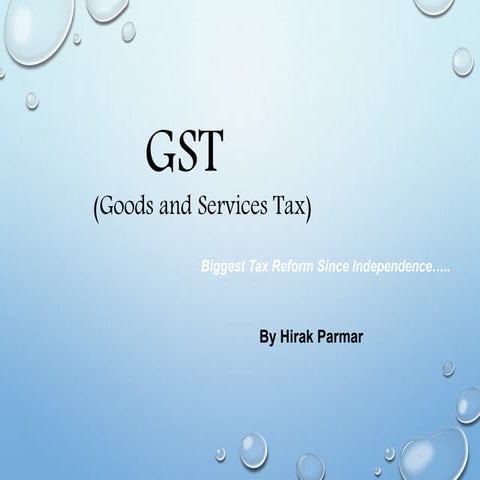 Gst ppt