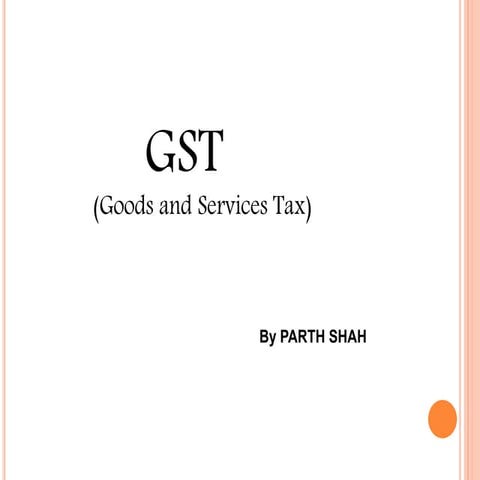Gst ppt.