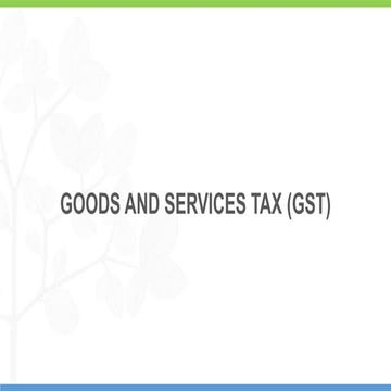 Understanding GST in India: A Comprehensive Guide