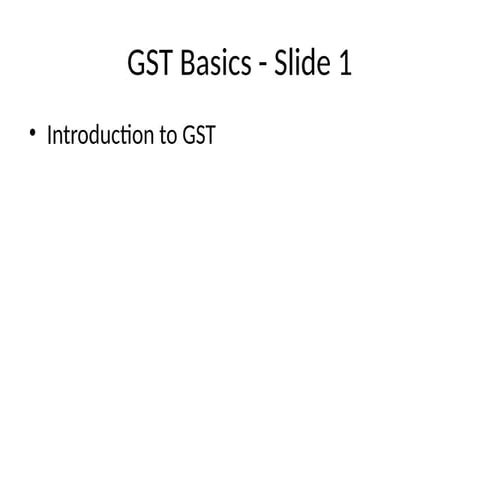 Comprehensive Guide to GST in India: Structure, Compliance, and Updates ...