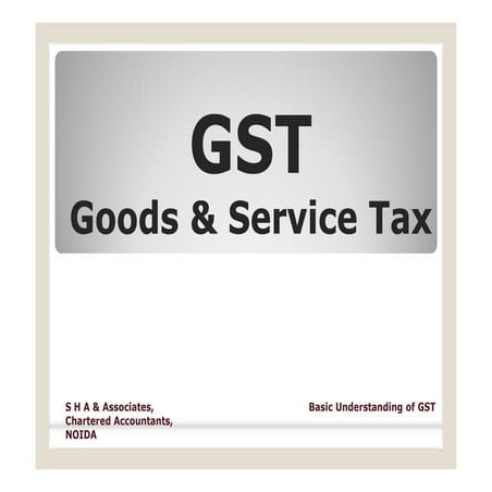 Gst understanding