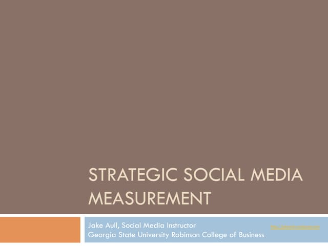 GSU Audience Analysis & Segmentation