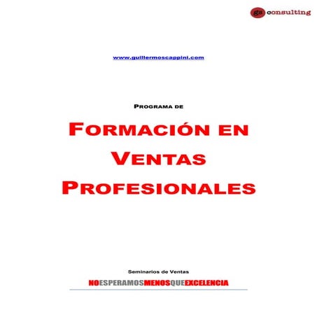 V-Pro: Formación en Ventas Profesionales