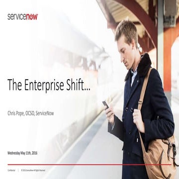The Enterprise Shift & The World of IT - ServiceNow's Chris Pope