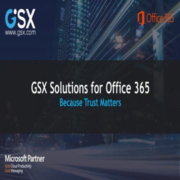 GSX Solutions for Office 365
