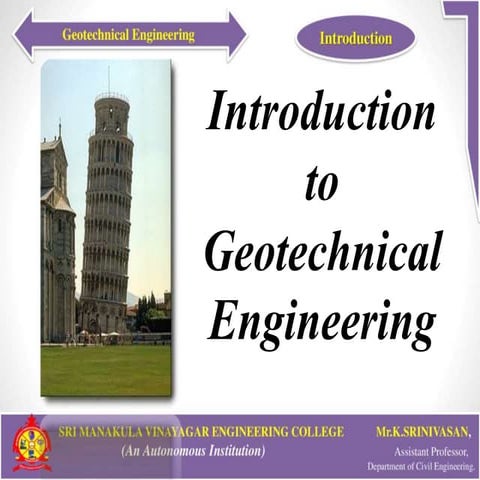 Geotechnical Engineering