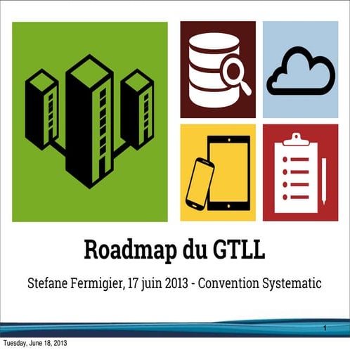 Roadmap du GT Logiciel Libre 2013-2020