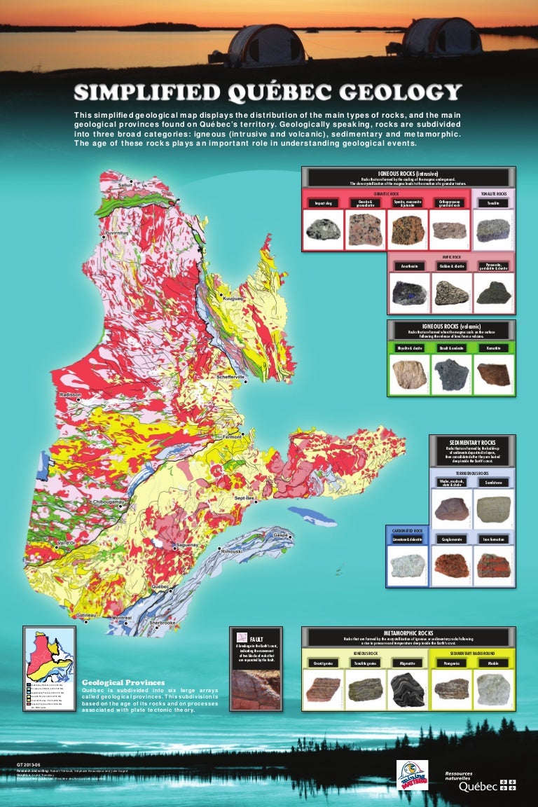 Province Géologique Québec : Geology of Quebec – GCDJ