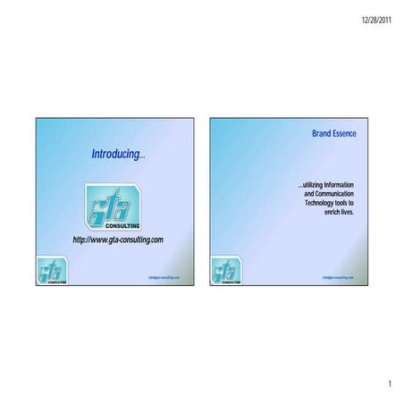 Gta consulting profile