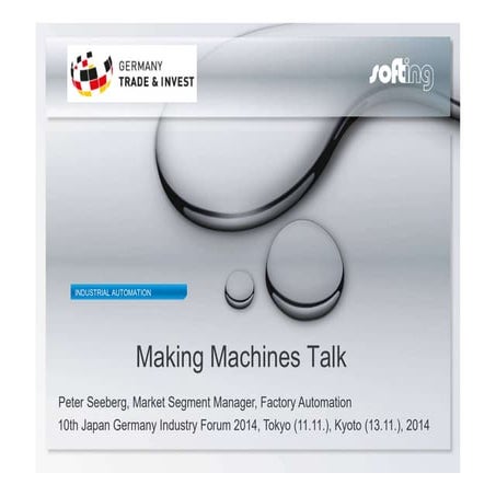 Making Machines Talk