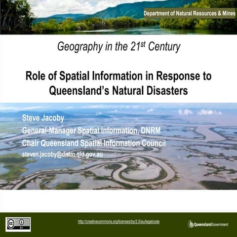Role of Spatial Information in Response to Queensland's Natural Disasters